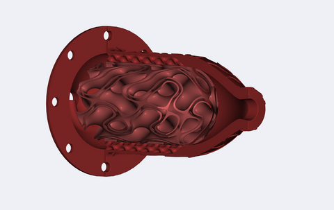 LAMINAR FLOW ROCKET ENGINE(3D Model)