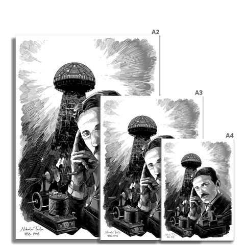 The Nikola Tesla Poster Poster
